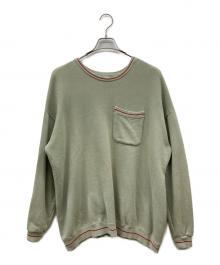 COMFORTABLE REASON（コンフォータブルリーズン）の古着「Pile Loop Line Sweat」｜カーキ