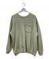 COMFORTABLE REASON（コンフォータブルリーズン）の古着「Pile Loop Line Sweat」｜カーキ