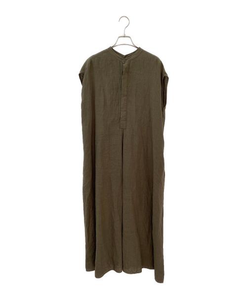 ticca（ティッカ）ticca (ティッカ) 2wayリネンワンピース オリーブ サイズ:Freeの古着・服飾アイテム
