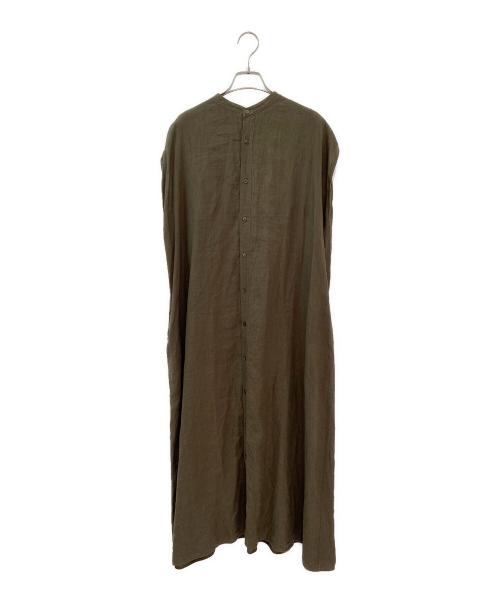 ticca（ティッカ）ticca (ティッカ) 2wayリネンワンピース オリーブ サイズ:Freeの古着・服飾アイテム