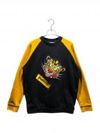KENZO×KANSAI YAMAMOTOケンゾー×カンサイ ヤマモト）の古着「クルーネックスウェット」｜ブラック