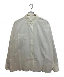 MM6 Maison Margiela（エムエムシックスメゾンマルジェラ）の古着「Reversed Poplin Shirt」｜ホワイト
