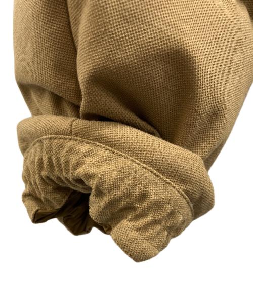 LACOSTE（ラコステ）LACOSTE (ラコステ) ピケダウンジャケット キャメル サイズ:Sの古着・服飾アイテム