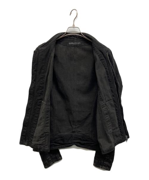 JULIUS（ユリウス）JULIUS (ユリウス) デニムジャケット ブラック サイズ:2の古着・服飾アイテム