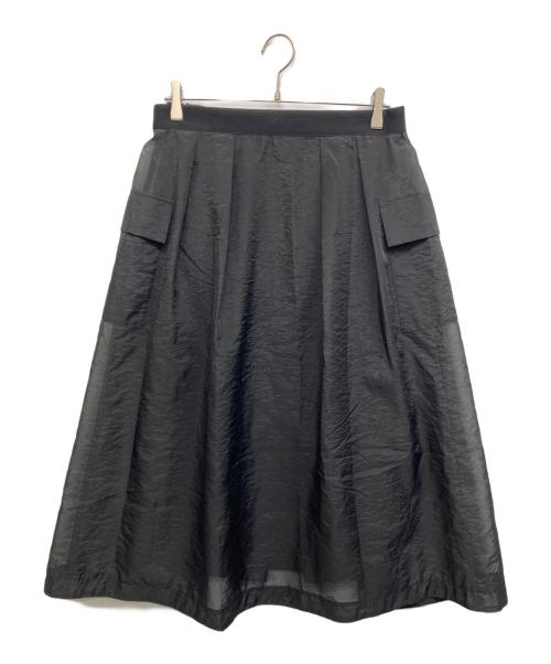 Pinky & Dianne（ピンキーアンドダイアン）Pinky & Dianne (ピンキーアンドダイアン) シアーレイヤードスカート ブラック サイズ:38の古着・服飾アイテム