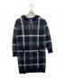 BLUE LABEL CRESTBRIDGE（ブルーレーベルクレストブリッジ）の古着「フーデッドワンピース」｜ネイビー