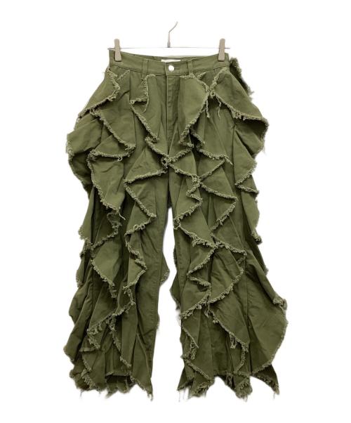 BELPER（ベルパー）BELPER (ベルパー) RAFFLE CHINO PANTS オリーブ サイズ:1の古着・服飾アイテム