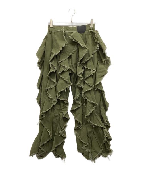 BELPER（ベルパー）BELPER (ベルパー) RAFFLE CHINO PANTS オリーブ サイズ:1の古着・服飾アイテム