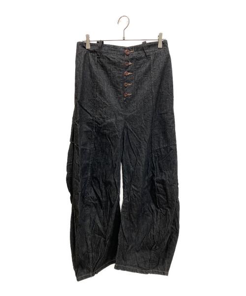 TISCAR ESPADAS（ティスカー・エスパダス）TISCAR ESPADAS (ティスカー・エスパダス) デニムパンツ ブラック サイズ:Sの古着・服飾アイテム
