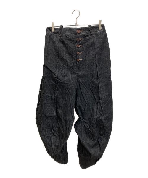 TISCAR ESPADAS（ティスカー・エスパダス）TISCAR ESPADAS (ティスカー・エスパダス) デニムパンツ ブラック サイズ:Sの古着・服飾アイテム