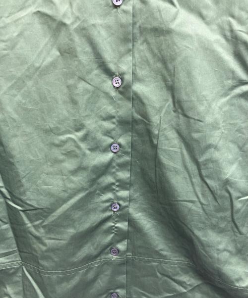 Meryll Rogge（メリルロッゲ）Meryll Rogge (メリルロッゲ) DECONSTRUCTED SHIRT グリーン サイズ:XSの古着・服飾アイテム