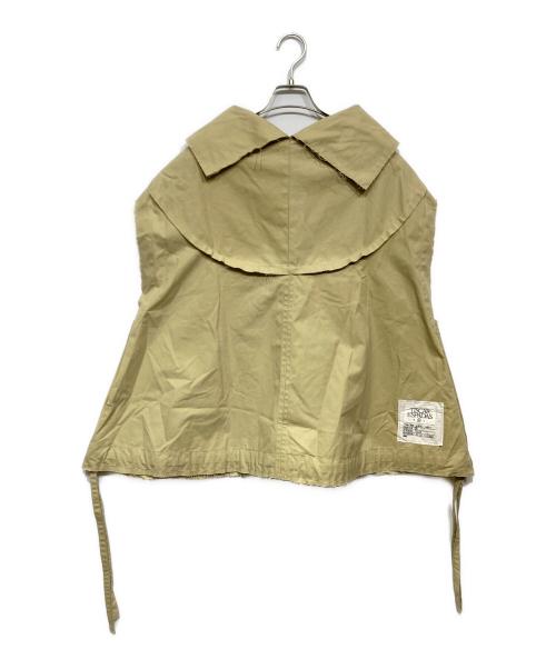TISCAR ESPADAS（ティスカー・エスパダス）TISCAR ESPADAS (ティスカー・エスパダス) THE BELL VEST サンドベージュ サイズ:Mの古着・服飾アイテム