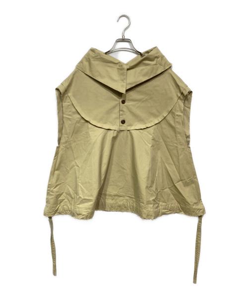 TISCAR ESPADAS（ティスカー・エスパダス）TISCAR ESPADAS (ティスカー・エスパダス) THE BELL VEST サンドベージュ サイズ:Mの古着・服飾アイテム
