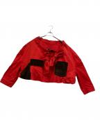 Meryll Roggeメリルロッゲ）の古着「オフショルダーポケットユーティリティジャケット」｜レッド