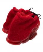 groundsグラウンズ）の古着「MOOPIE CRAFT HAND KNIT 02」｜レッド