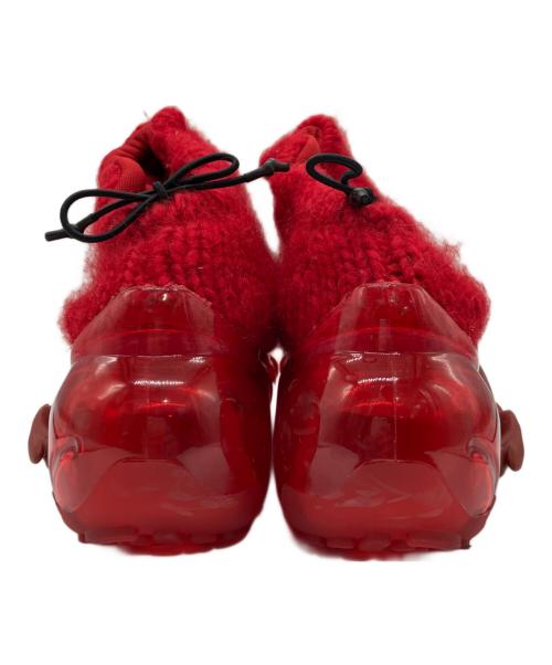 grounds（グラウンズ）grounds (グラウンズ) MOOPIE CRAFT HAND KNIT 02 レッド サイズ:26cmの古着・服飾アイテム