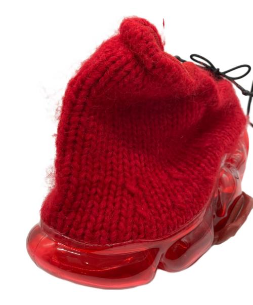 grounds（グラウンズ）grounds (グラウンズ) MOOPIE CRAFT HAND KNIT 02 レッド サイズ:26cmの古着・服飾アイテム