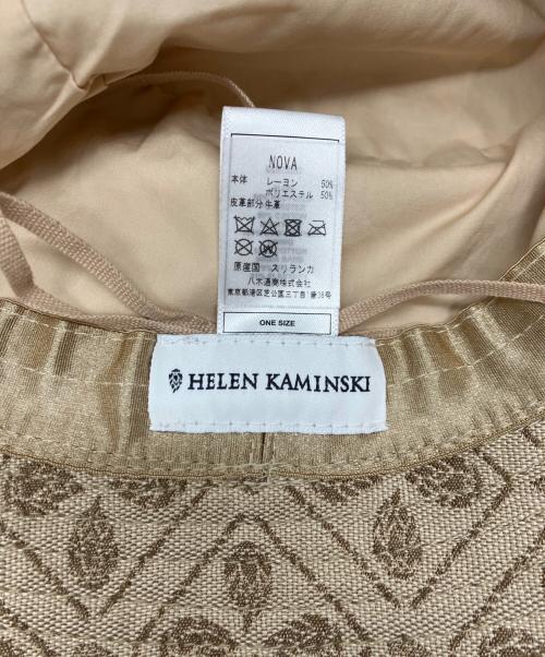HELEN KAMINSKI（ヘレンカミンスキー）HELEN KAMINSKI (ヘレンカミンスキー) ハット ベージュの古着・服飾アイテム
