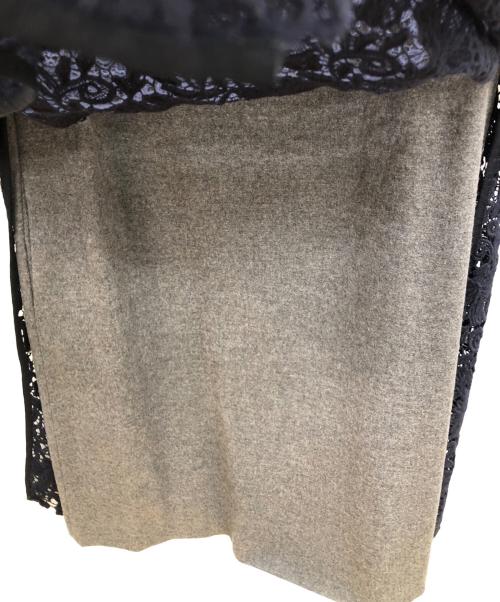 ADORE（アドーア）ADORE (アドーア) レースレイヤードワンピース グレー サイズ:SIZE 38の古着・服飾アイテム