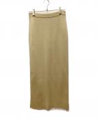 Plageプラージュ）の古着「mercerize cotton kn スカート」｜ベージュ