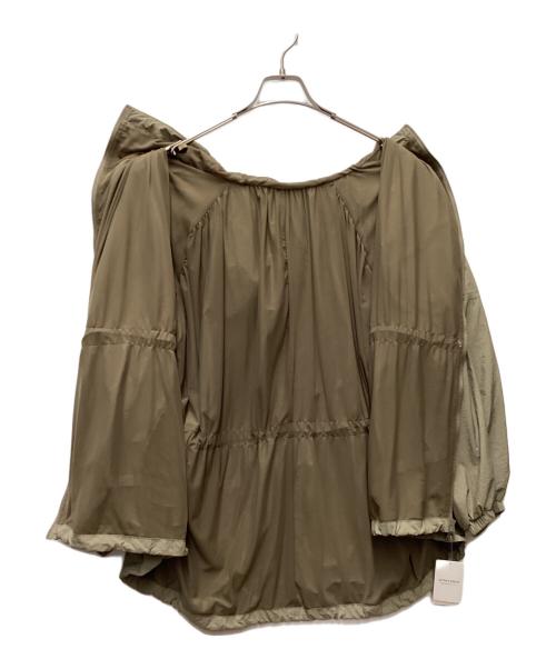 Spick and Span（スピックアンドスパン）Spick and Span (スピックアンドスパン) エアリーフーディーブルゾン カーキ サイズ:freeの古着・服飾アイテム