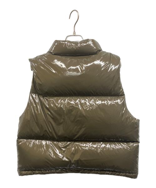 Spick and Span（スピック＆スパン）Spick and Span (スピックアンドスパン) グロッシーダウンベスト カーキ サイズ:Freeの古着・服飾アイテム