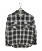 REMI RELIEFレミレリーフ）の古着「オンブレチェックネルシャツ」｜グレー