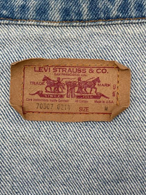 LEVI'S（リーバイス）LEVI'S (リーバイス) 80sデニムジャケット　1988年3月製　釦裏810　古着　 ブルー サイズ:Ｍの古着・服飾アイテム