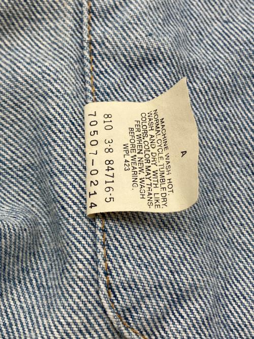 LEVI'S（リーバイス）LEVI'S (リーバイス) 80sデニムジャケット　1988年3月製　釦裏810　古着　 ブルー サイズ:Ｍの古着・服飾アイテム