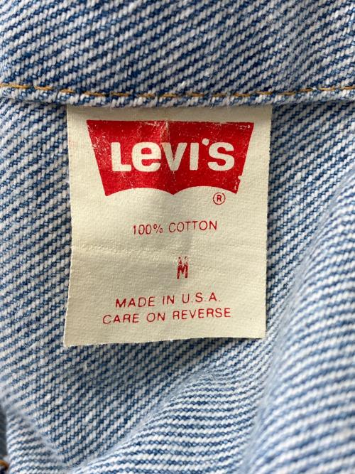 LEVI'S（リーバイス）LEVI'S (リーバイス) 80sデニムジャケット　1988年3月製　釦裏810　古着　 ブルー サイズ:Ｍの古着・服飾アイテム
