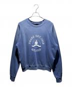 PRADAプラダ）の古着「コットンフリース スウェットシャツ/トレナー/UJL19C」｜ブルー