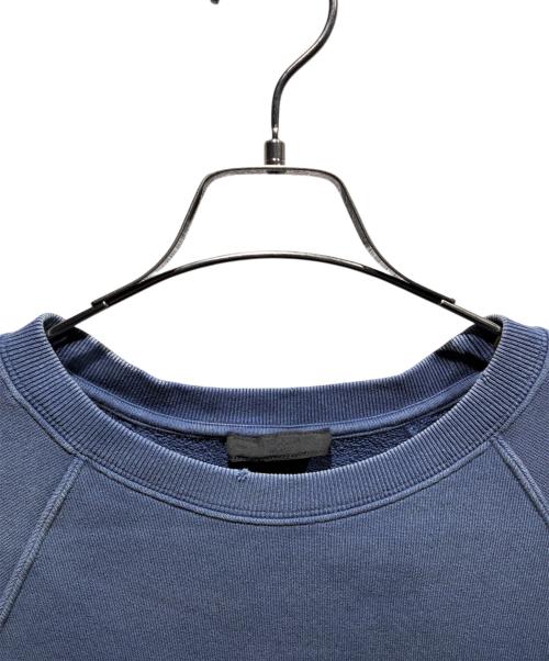 PRADA（プラダ）PRADA (プラダ) コットンフリース スウェットシャツ/トレナー/UJL19C ブルー サイズ:Mの古着・服飾アイテム