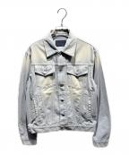 PRADAプラダ）の古着「コーデュロイブルゾンジャケット」｜ライトブルー