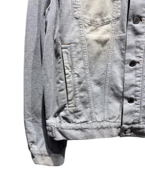 PRADA（プラダ）PRADA (プラダ) コーデュロイブルゾンジャケット ライトブルー サイズ:Mの古着・服飾アイテム