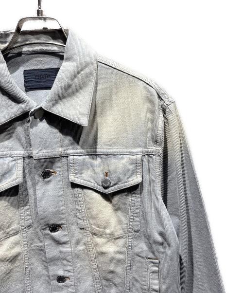 PRADA（プラダ）PRADA (プラダ) コーデュロイブルゾンジャケット ライトブルー サイズ:Mの古着・服飾アイテム