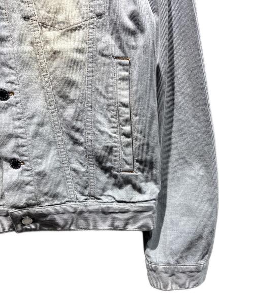 PRADA（プラダ）PRADA (プラダ) コーデュロイブルゾンジャケット ライトブルー サイズ:Mの古着・服飾アイテム