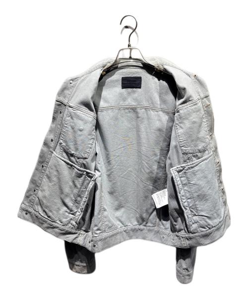 PRADA（プラダ）PRADA (プラダ) コーデュロイブルゾンジャケット ライトブルー サイズ:Mの古着・服飾アイテム