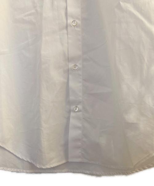 Maison Margiela 10（メゾンマルジェラ 10）Maison Margiela 10 (メゾンマルジェラ 10) 10ライン ポケット ストライプ切替 長袖 シャツ ホワイト サイズ:40の古着・服飾アイテム