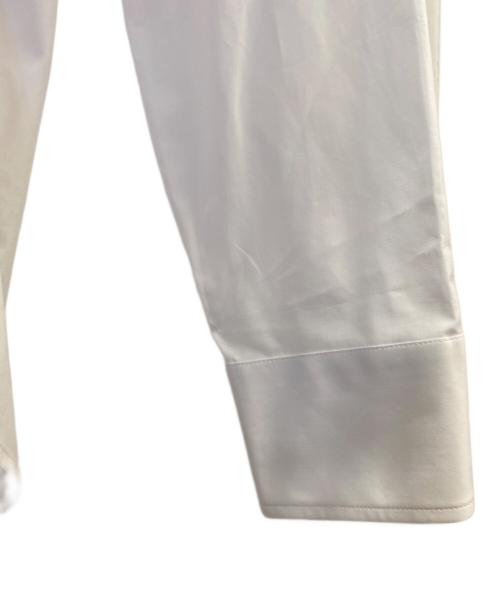 Maison Margiela 10（メゾンマルジェラ 10）Maison Margiela 10 (メゾンマルジェラ 10) 10ライン ポケット ストライプ切替 長袖 シャツ ホワイト サイズ:40の古着・服飾アイテム