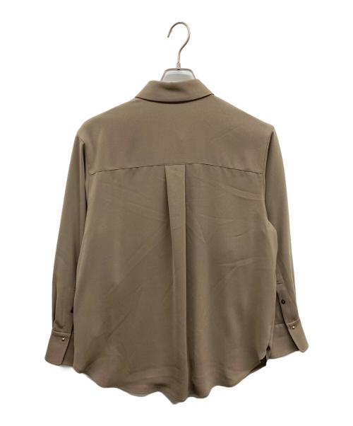 自由区（ジユウク）自由区 (ジユウク) ハイツイストシャツ ブラウス ベージュ サイズ:38の古着・服飾アイテム