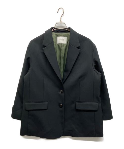 SLOBE IENA（スローブ イエナ）SLOBE IENA (スローブ イエナ) PE SHARK ビッグジャケット ブラック サイズ:Freeの古着・服飾アイテム