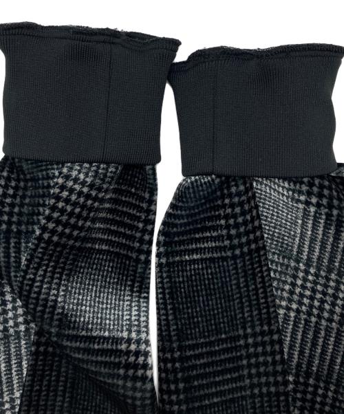 N.HOOLYWOOD（エヌ ハリウッド）N.HOOLYWOOD (エヌ ハリウッド) ベロア転写プリントブルゾン ブラック×シルバー サイズ:40の古着・服飾アイテム