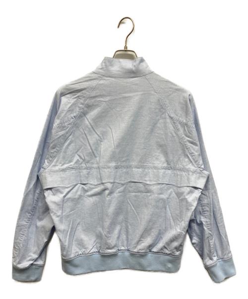 PAPAS（パパス）PAPAS (パパス) コットン/リネン先染ピンヘッド ブルゾン スカイブルー サイズ:Mの古着・服飾アイテム