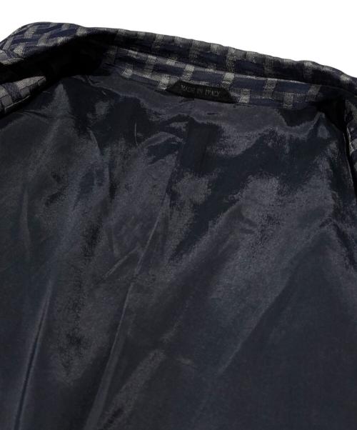 GIORGIO ARMANI（ジョルジョアルマーニ）GIORGIO ARMANI (ジョルジョアルマーニ) UPTON リネンテーラードジャケット ネイビー サイズ:46の古着・服飾アイテム