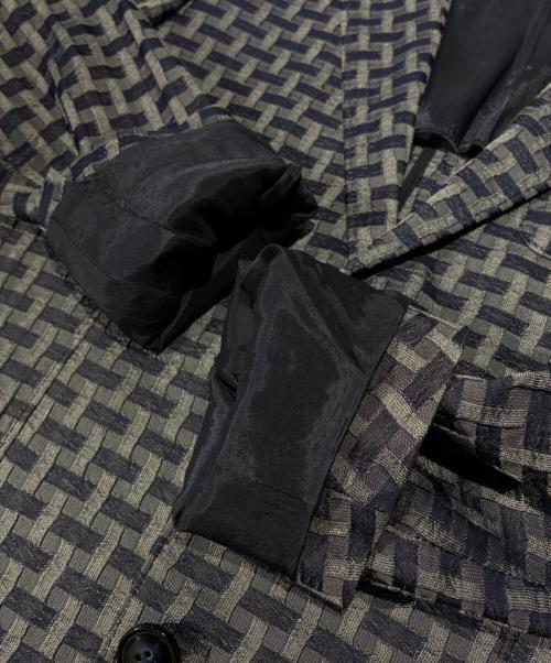 GIORGIO ARMANI（ジョルジオアルマーニ）GIORGIO ARMANI (ジョルジョアルマーニ) UPTON リネンテーラードジャケット ネイビー サイズ:46の古着・服飾アイテム