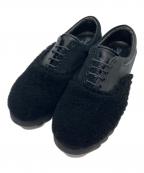 KIDS LOVE GAITE×Alexander Lee Changキッズラブゲイト×アレキサンダーリーチャン）の古着「異素材ミックスシューズ」｜ブラック