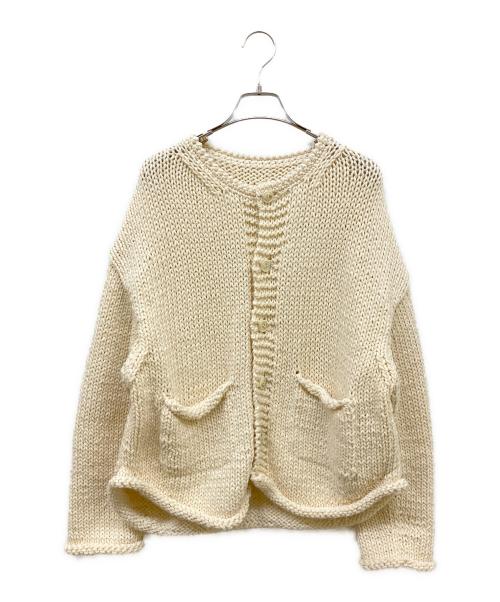 uca（ウカ）uca (ウカ) hand-knit liner knit CD アイボリー サイズ:Fの古着・服飾アイテム