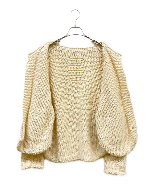 uca（ウカ）uca (ウカ) hand-knit liner knit CD アイボリー サイズ:Fの古着・服飾アイテム