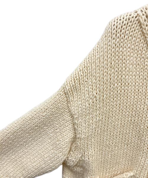 uca（ウカ）uca (ウカ) hand-knit liner knit CD アイボリー サイズ:Fの古着・服飾アイテム