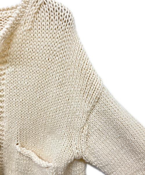 uca（ウカ）uca (ウカ) hand-knit liner knit CD アイボリー サイズ:Fの古着・服飾アイテム